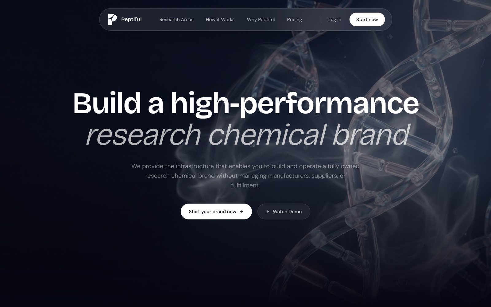 Peptiful home page